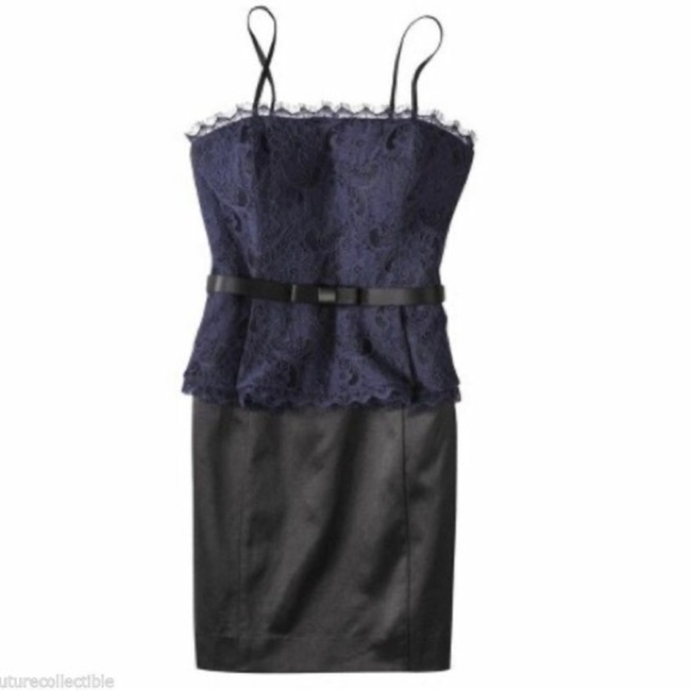 Kate young by target blue and black dress